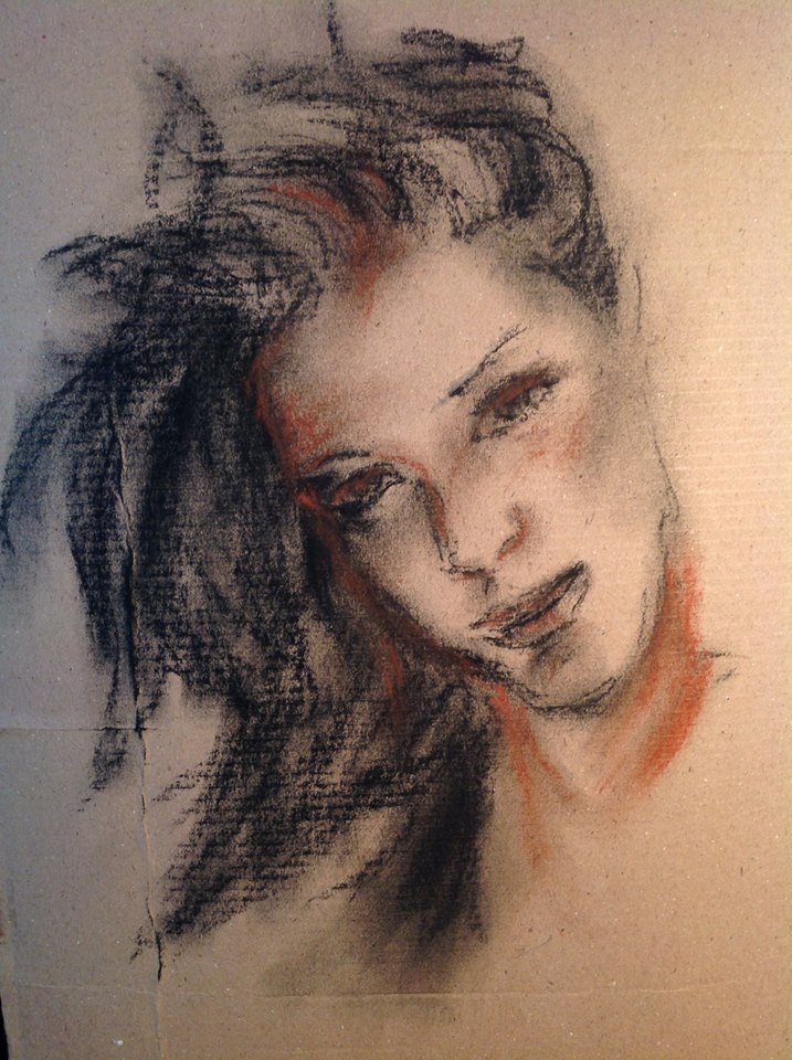 Подробнее о статье Portrait of a girl in charcoal